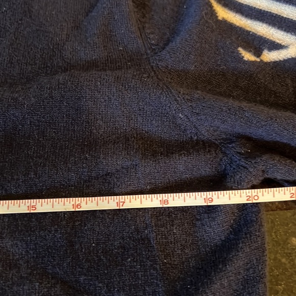 Queen Cashmere Women Cardigan Sweater, Dark Blue, Size M - Picture 6 of 9